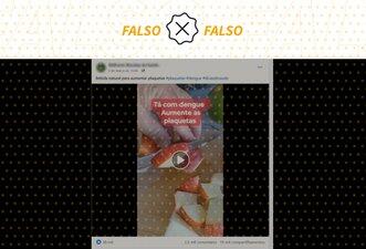 Não há evidências de que o suco de inhame, maçã e laranja aumenta as plaquetas e cura a dengue