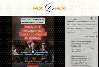 Vídeo não mostra discurso de Putin contra 'nova ordem mundial'