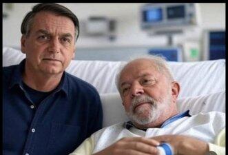 Imagem de Bolsonaro visitando Lula no hospital foi gerada por IA