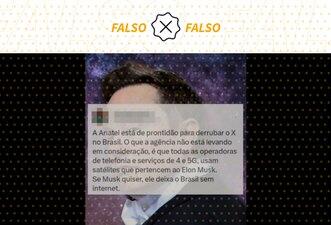 Não é verdade que Elon Musk conseguiria deixar todo o Brasil sem internet