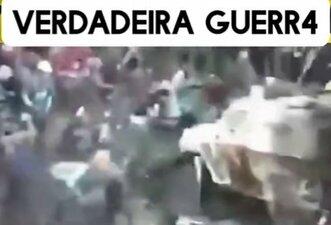 Vídeo não mostra Exército venezuelano atropelando manifestantes contrários a Maduro