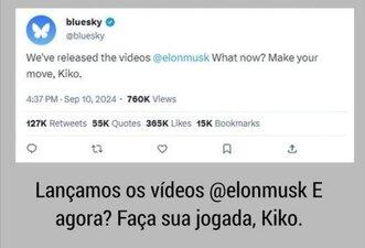 Perfil do Bluesky no X não chamou Elon Musk de ‘Kiko’