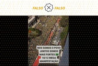 Vídeo antigo volta às redes como se fosse de ato bolsonarista recente na avenida Paulista