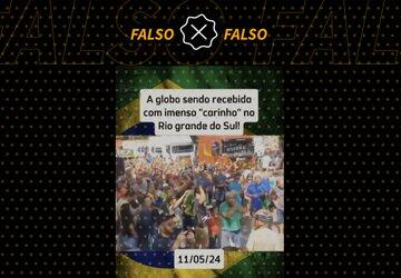 Vídeo de população gritando ‘fora Globo’ não foi gravado no Rio Grande do Sul