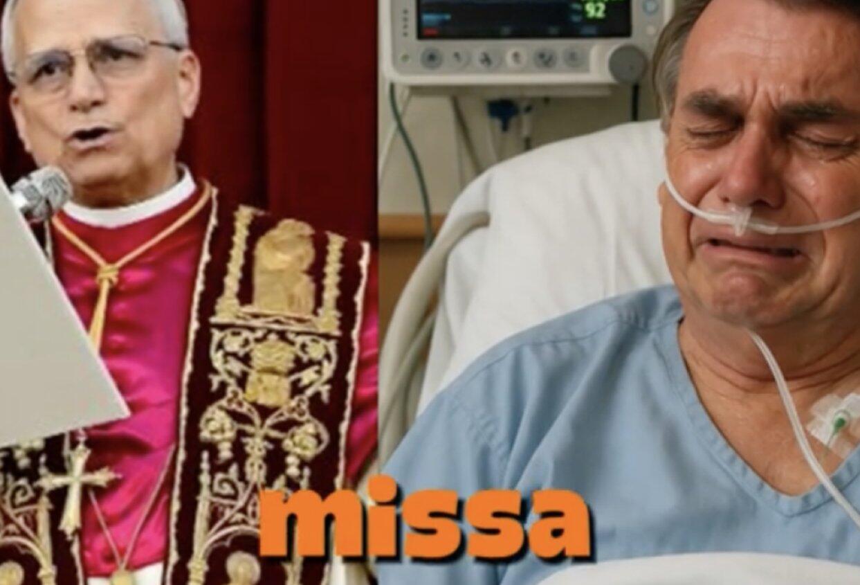 Papa Leão 14 não citou Bolsonaro em sua primeira missa