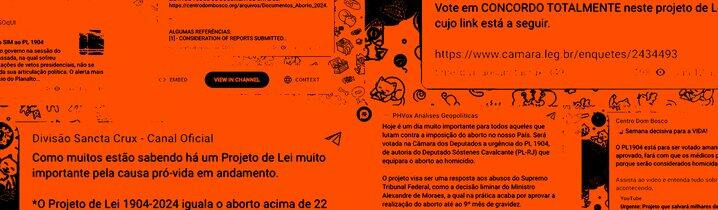 Grupo católico fez campanha nas redes a favor do PL do Aborto para pressionar deputados