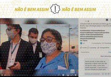 Vídeo sobre ônibus incendiado e grito de ‘fora, Bolsonaro’ é antigo