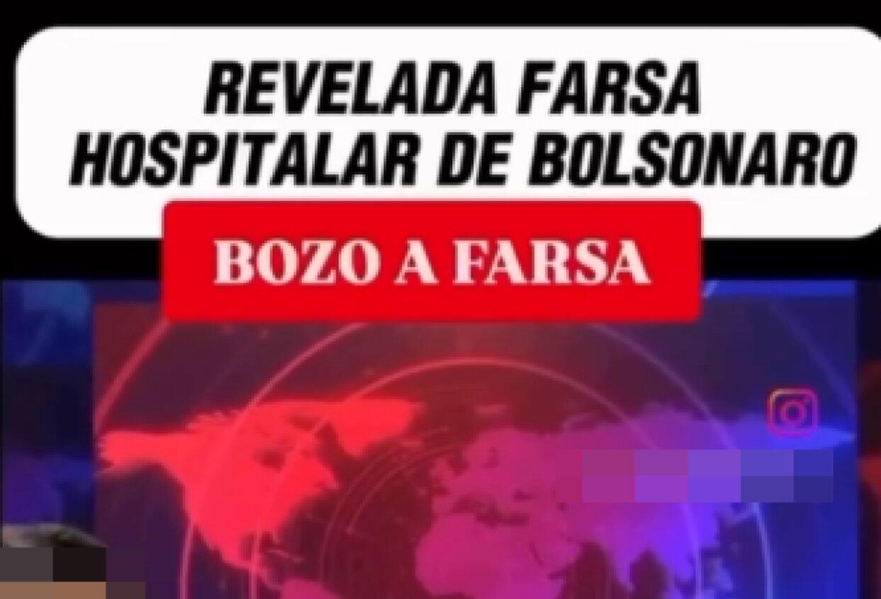 Posts distorcem fatos para alegar que Bolsonaro passou por cirurgia para acobertar plano de fuga