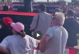 Posts usam vídeo editado para alegar que atentado contra Trump foi encenado