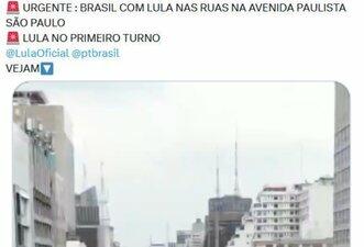 Vídeo de 2022 circula nas redes como se fosse de ato pró-Lula recente