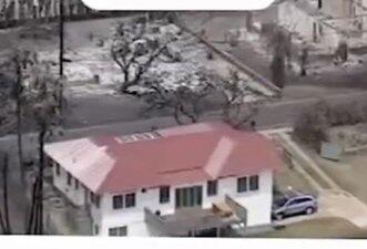 Casa que resistiu a incêndio não fica em Los Angeles e não pertence a pastor