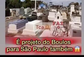 Guilherme Boulos não incluiu ‘IPTU dos túmulos’ em plano de governo