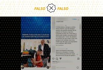 É falso que Cristiano Ronaldo foi condenado por adultério após abraçar pintora iraniana
