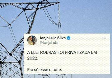 Apoiadores de Lula usam falta de dados sobre apagão para atacar privatização da Eletrobras
