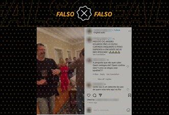 Vídeo em que Eduardo Paes dança em festa é de setembro de 2023, não atual