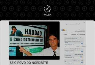 Haddad não é o ‘pai do kit gay nas escolas’; desinformação volta a circular nas redes
