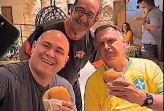 Homem que aparece com Bolsonaro em vídeo é dono de lanchonete, não autor de ataque ao STF