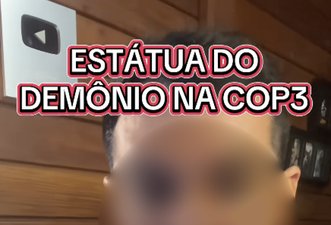 Estátua instalada na COP30 simboliza proteção da floresta, não homenagem satânica