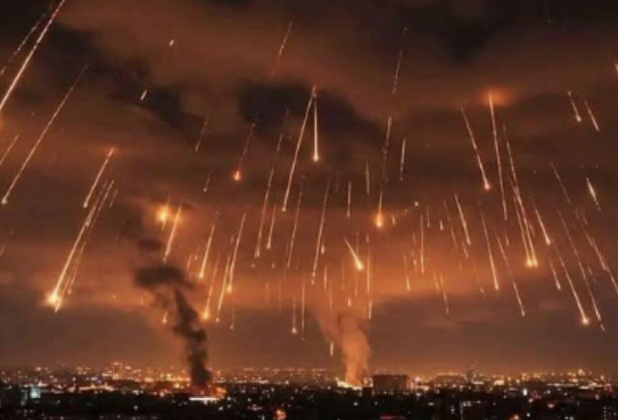 Foto que mostra mísseis no céu de Israel foi gerada por IA