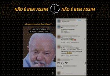 Fala de Lula é tirada de contexto para alegar que há brasileiros que desejam ser pobres