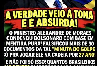 Moraes não falsificou documentos da 'minuta do golpe'