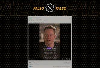 Anúncio de que Elon Musk dará internet grátis para brasileiros é falso e esconde golpe