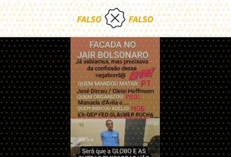 Adélio não confessou que PT, PSOL e MDB mandaram matar Bolsonaro