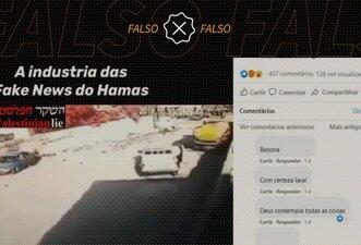 Explosão forjada em carro-bomba foi gravada no Iraque, não na Palestina