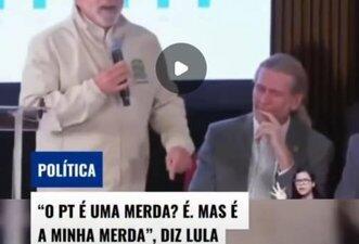 Vídeo é editado para fazer crer que Lula xingou o PT