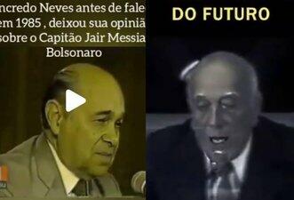 Vídeos em que Tancredo e Ulysses criticam Bolsonaro são obra de IA