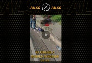 Vídeo mostra vítimas de atropelamento nos EUA, não opositores de Maduro mortos na Venezuela