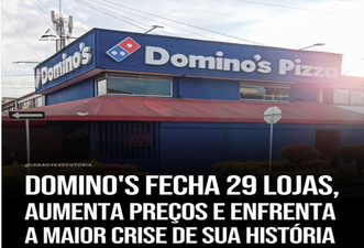 É falso que Domino’s fechou 29 lojas no Brasil