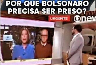 Eliane Cantanhêde não afirmou que Bolsonaro deve ser preso por ser popular