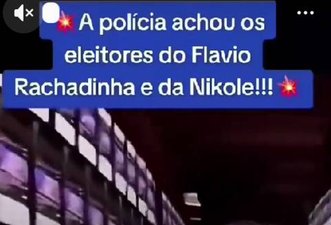 Vídeo não mostra ‘fazenda de likes’ de Nikolas Ferreira e Flávio Bolsonaro