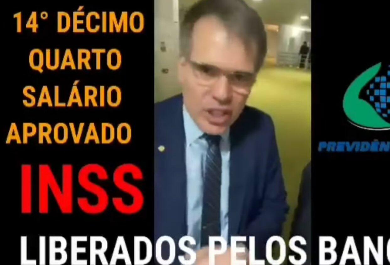 É falso que INSS liberou 14º salário para aposentados e pensionistas