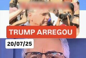 Comentário sobre recuo de Trump é de abril e sem relação com tarifaço de 50%