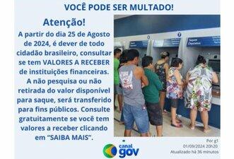 Golpistas inventam multa sobre valores esquecidos em bancos para roubar dados e dinheiro