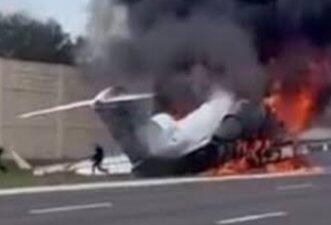 Fotos mostram queda de aeronave na Flórida, não em Gramado