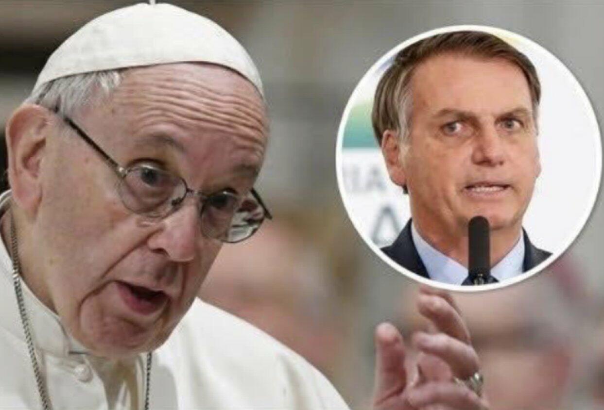 É falso que papa Francisco enviou recado a Bolsonaro antes de morrer