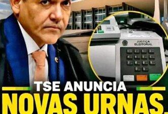 TSE não anunciou novas urnas eletrônicas para as eleições deste ano