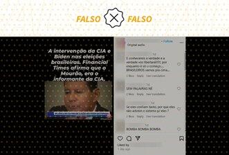 É falso que o ‘Financial Times’ afirmou que Mourão é informante da CIA