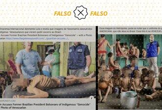 É falso que fotos de yanomamis divulgadas na imprensa foram feitas na Venezuela