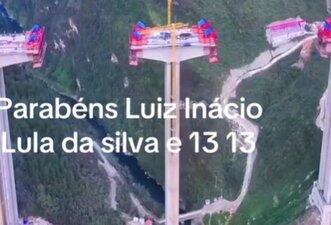 Vídeo mostra construção de ponte na China, não no Brasil