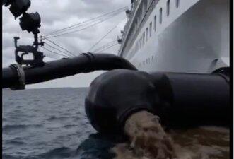 Vídeo em que cruzeiro despeja poluente no mar foi gerado por IA