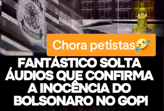 Áudios do Fantástico não provam inocência de Bolsonaro em tentativa de golpe