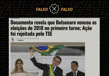 Posts reciclam denúncia arquivada por falta de provas sobre vitória de Bolsonaro no 1º turno