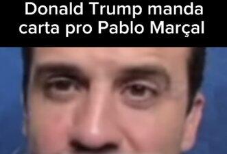 Trump não enviou carta de apoio a Pablo Marçal