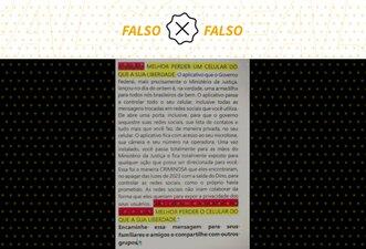 É falso que app Celular Seguro permite ao governo acessar conteúdo de aparelho