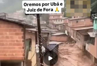 Vídeos gerados por IA circulam como se mostrassem consequências das chuvas em MG