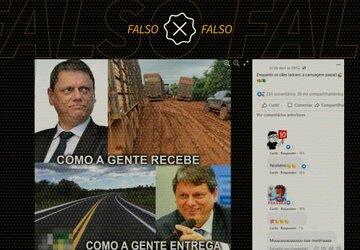 Foto de estrada asfaltada pelo governo do Piauí circula como se fosse de obra de Bolsonaro